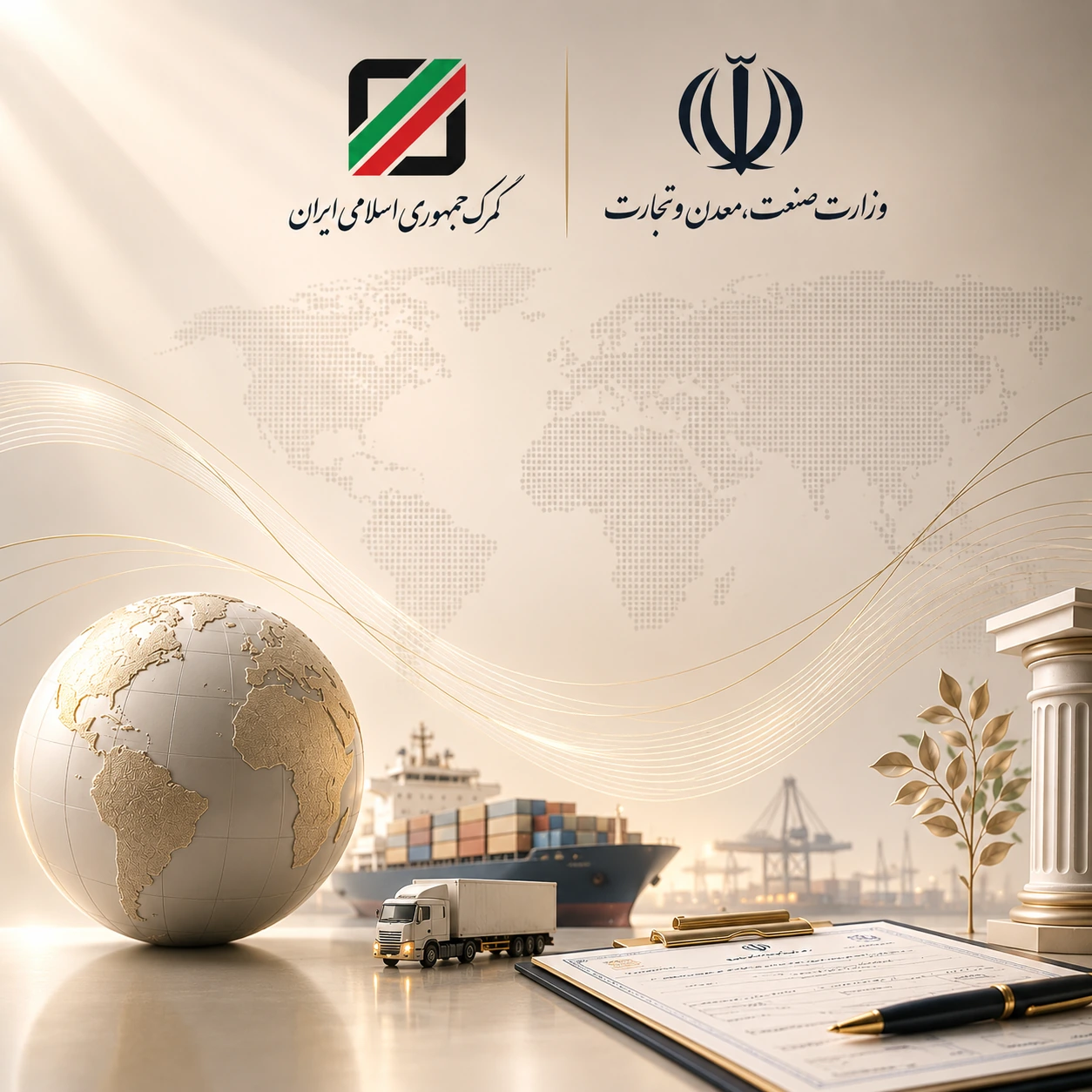 اخذ مجوز های قانونی واردات و صادرات